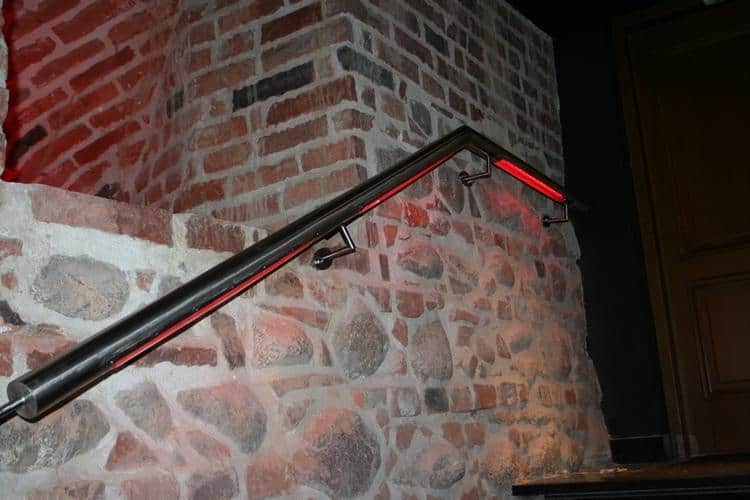 red led illuminated handrails